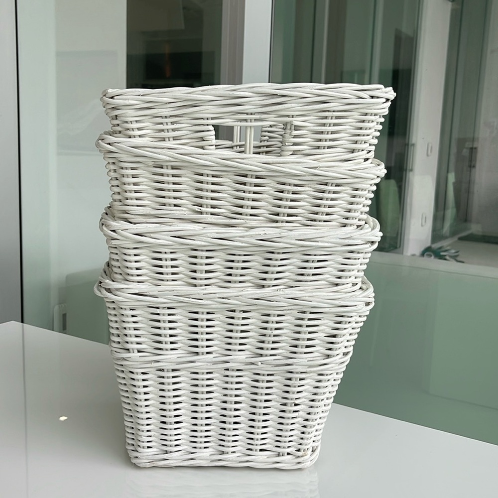 White Baskets